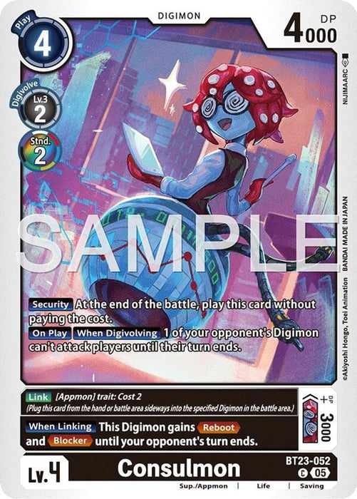 Consulmon (#BT23-052 C) (Hackers' Slumber) Near Mint 
