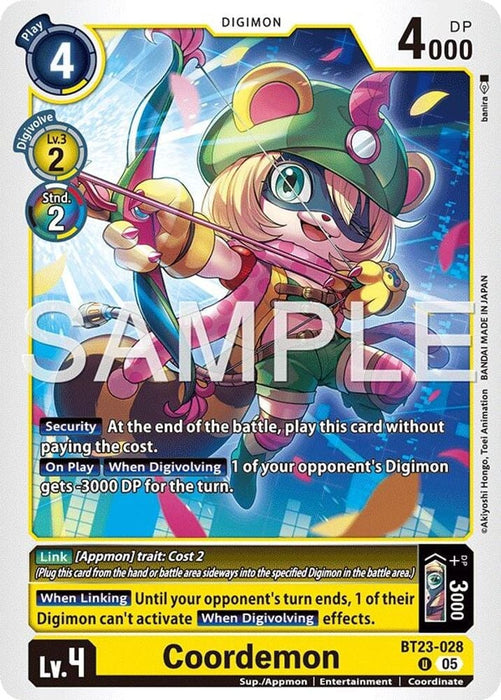 Coordemon (#BT23-028 U) (Hackers' Slumber) Near Mint 