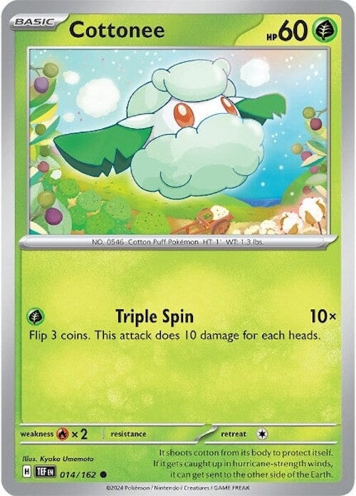 Cottonee (014/162) [Scarlet & Violet: Temporal Forces] 