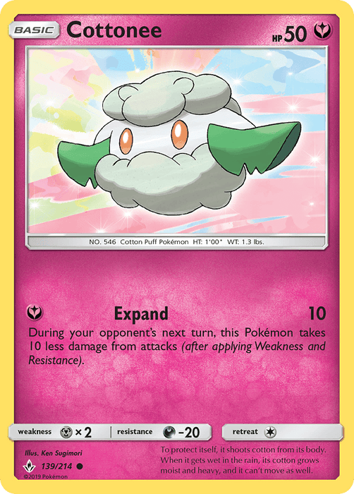 Cottonee (139/214) [Sun & Moon: Unbroken Bonds] 