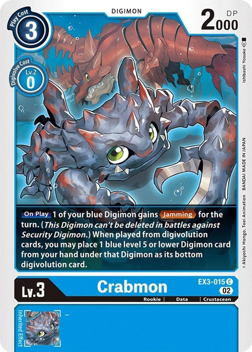 Crabmon (#EX3-015 C) (Draconic Roar) Near Mint 