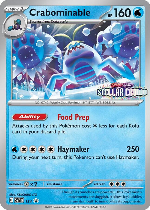 Crabominable (SVP134) [Scarlet & Violet: Black Star Promos] 
