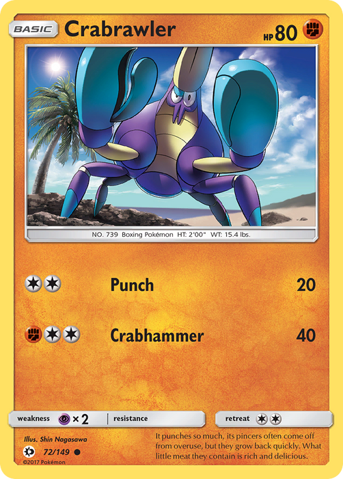 Crabrawler [SM Base Set] 