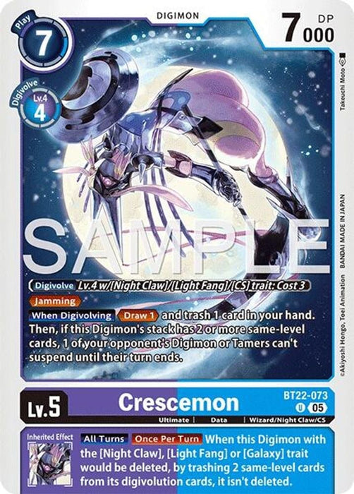 Crescemon (#BT22-073 U) (Cyber Eden) Near Mint 