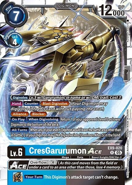 CresGarurumon ACE (EX9-020 R) 