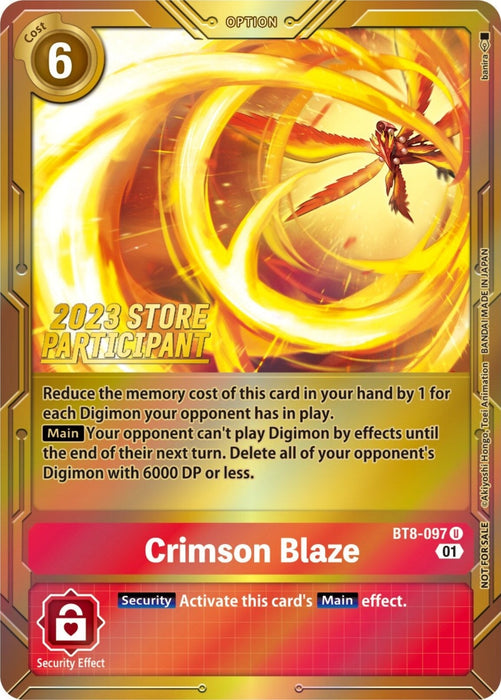 Crimson Blaze (2023 Store Participant) (BT8-097 U) 