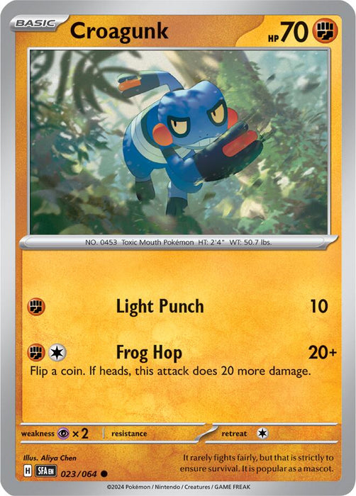 Croagunk (023/064) [Scarlet & Violet: Shrouded Fable] 