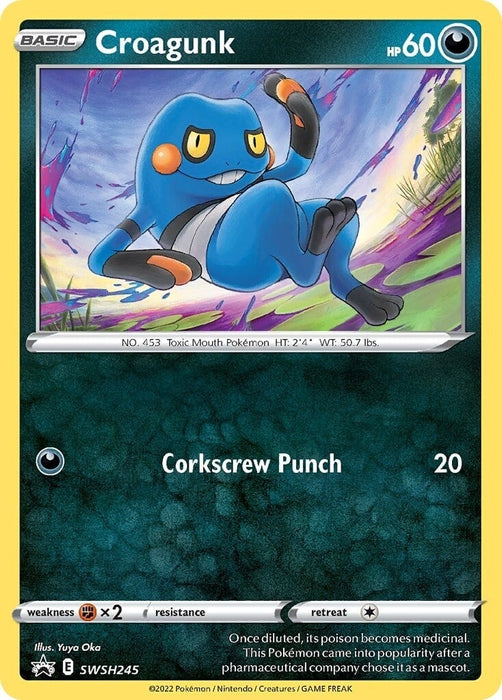 Croagunk (SWSH245) [Sword & Shield: Black Star Promos] 