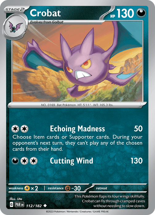 Crobat (112/182) [Scarlet & Violet: Paradox Rift] 