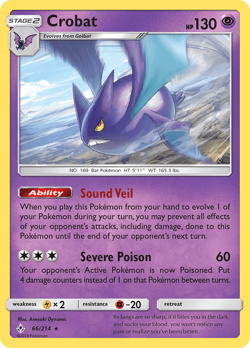 Crobat (66/214) [Sun & Moon: Unbroken Bonds] 