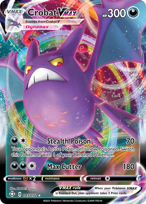 Crobat VMAX (045/072) [Sword & Shield: Shining Fates] 