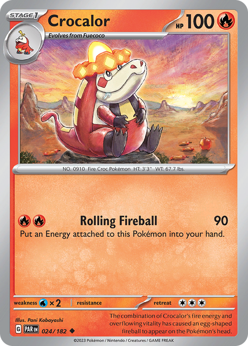 Crocalor (024/182) [Scarlet & Violet: Paradox Rift] 