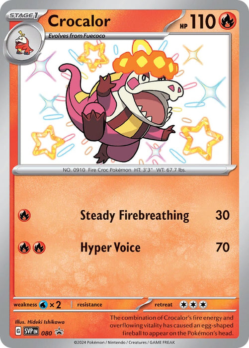 Crocalor (080) [Scarlet & Violet: Black Star Promos] 