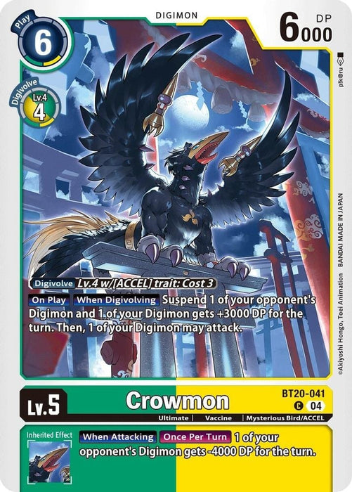 Crowmon (#BT20-041 C) (Release Special Booster 2.5) Near Mint 
