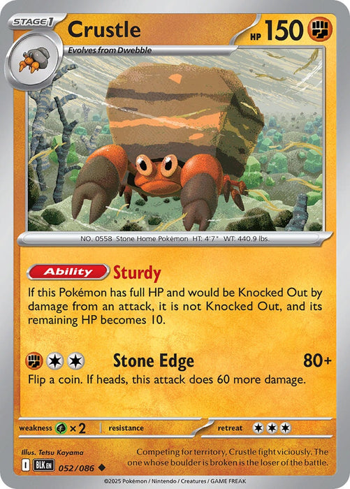 Crustle (052/086) [Scarlet & Violet: Black Bolt] 