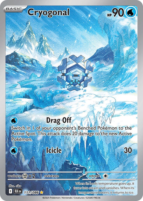 Cryogonal (111/086) [Scarlet & Violet: Black Bolt] 
