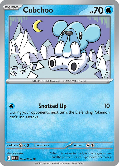 Cubchoo (025/086) [Scarlet & Violet: Black Bolt] 