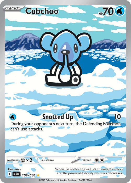 Cubchoo (109/086) [Scarlet & Violet: Black Bolt] 