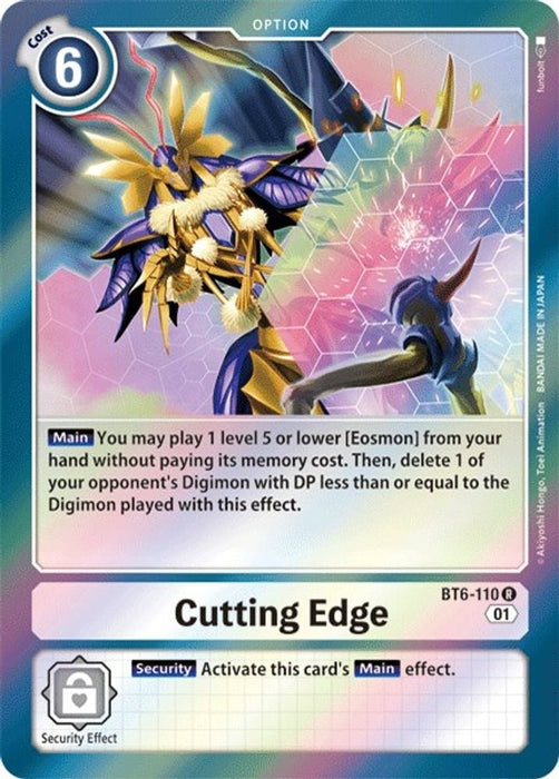 Cutting Edge (#BT6-110 R) (Double Diamond) Near Mint Foil 