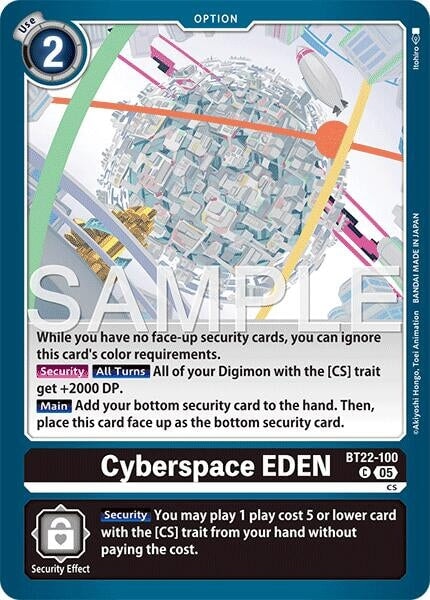 Cyberspace EDEN (BT22-100 C) 