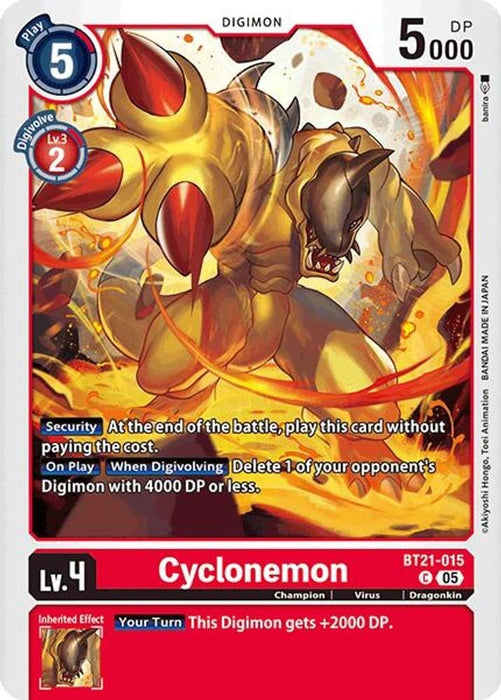 Cyclonemon (#BT21-015 C) (World Convergence) Near Mint 