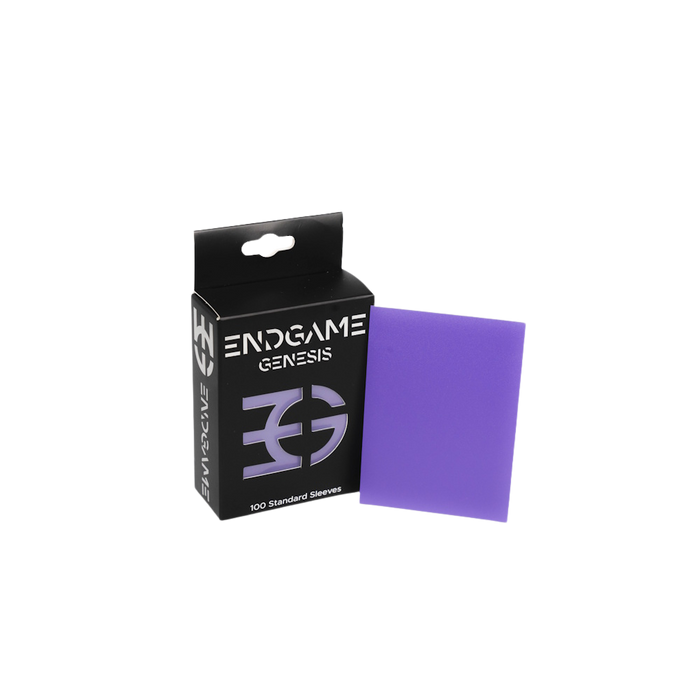 ENDGAME Genesis Sleeves - Nightshade Purple - Standard Size (100)