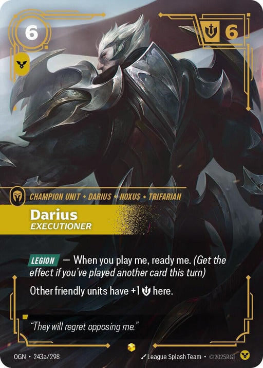 Darius - Executioner (Alternate Art) (243a/298) 