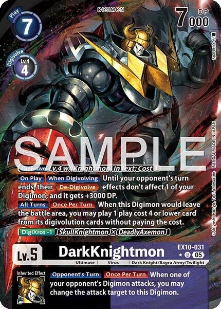 DarkKnightmon (Alternate Art) (EX10-031 U) 