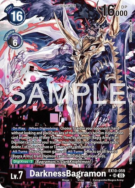 DarknessBagramon (Alternate Art) (EX10-059 SR) 