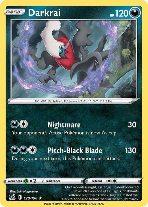 Darkrai (120/196) [Sword & Shield: Lost Origin] 