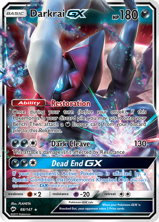 Darkrai GX [SM - Burning Shadows] 