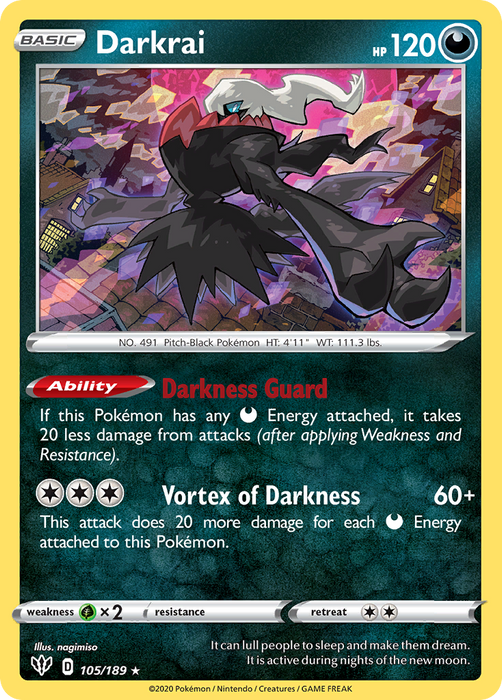 Darkrai [SWSH03: Darkness Ablaze] 