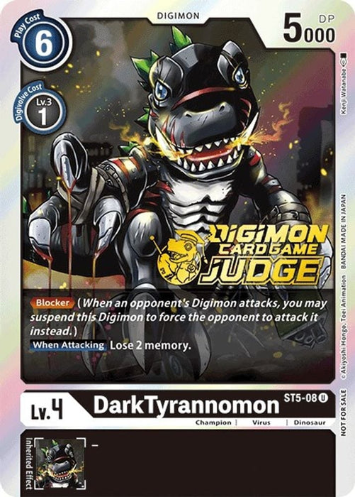 DarkTyrannomon (Judge Pack 1) (#ST5-08 U) (Starter Deck 05: Machine Black) Near Mint Foil 