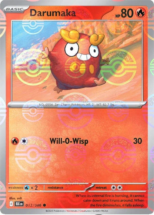 Darumaka (013/086) (Poke Ball Pattern) [Scarlet & Violet: Black Bolt] 