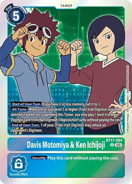 Davis Motomiya & Ken Ichijoji (BT17-084 R) 