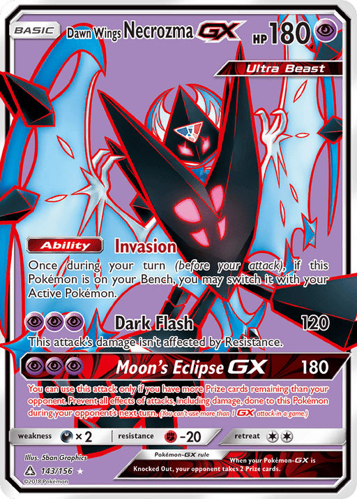 Dawn Wings Necrozma GX (Full Art) [SM - Ultra Prism] 