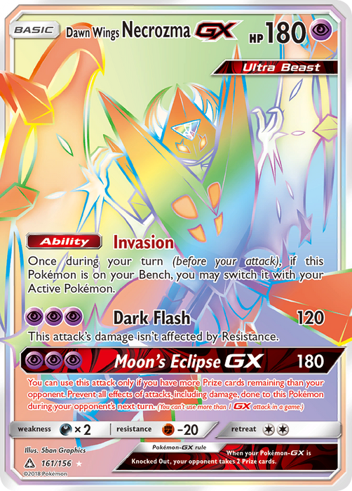 Dawn Wings Necrozma GX (Secret Rare) [SM - Ultra Prism] 