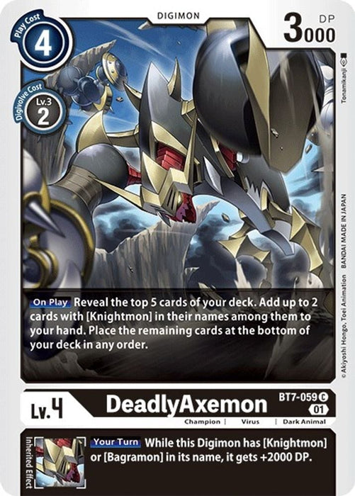 DeadlyAxemon (#BT7-059 C) (Next Adventure) Near Mint 