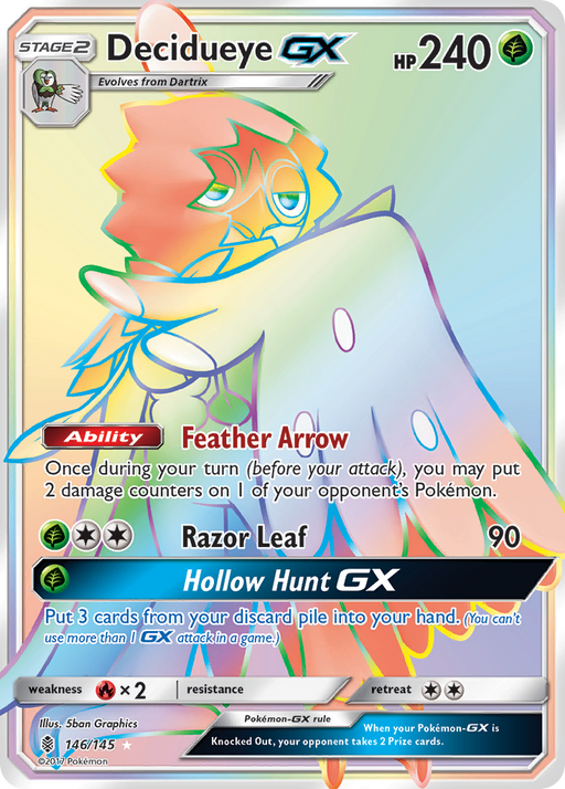 Decidueye GX (Secret) [SM - Guardians Rising] 