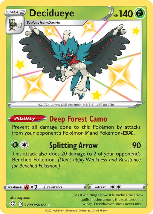 Decidueye [Shining Fates: Shiny Vault] 