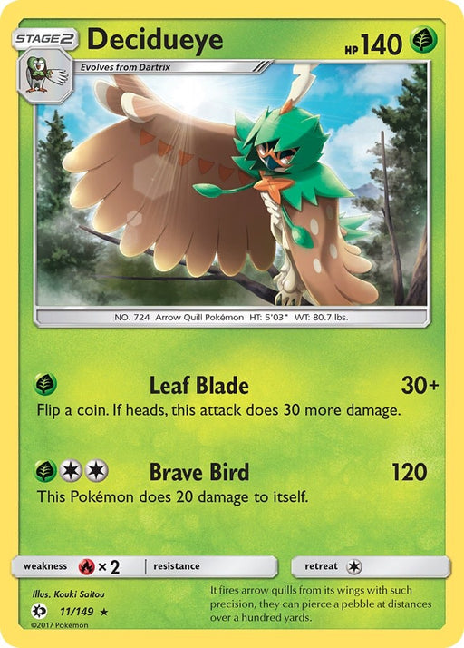 Decidueye (SM Base Set) [Deck Exclusives] 