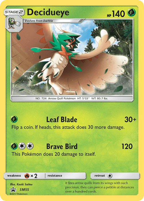 Decidueye (SM55) [Sun & Moon: Black Star Promos] 