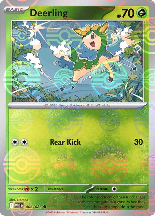 Deerling (006/086) (Poke Ball Pattern) [Scarlet & Violet: White Flare] 