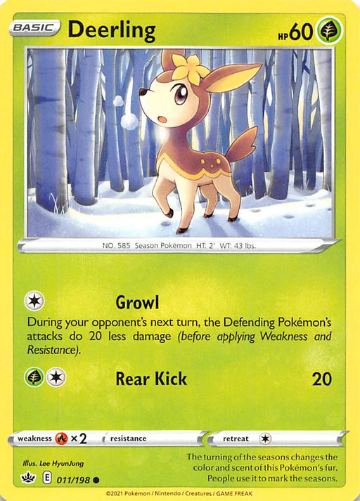 Deerling (011/198) [Sword & Shield: Chilling Reign] 