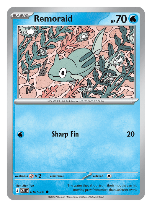 Image for Remoraid (016/086) [Mega Evolution: Chaos Rising] - Pokemon