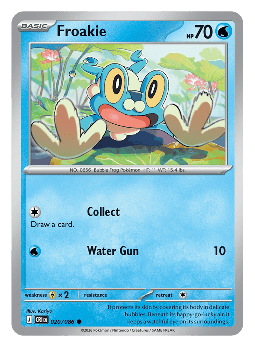 Image for Froakie (020/086) [Mega Evolution: Chaos Rising] - Pokemon