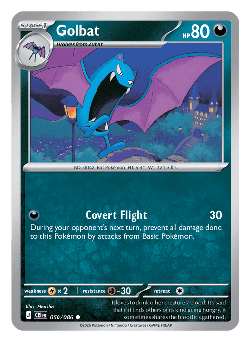 Image for Golbat (050/086) [Mega Evolution: Chaos Rising] - Pokemon