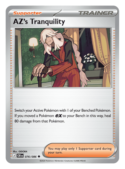 Image for AZ's Tranquility (076/086) [Mega Evolution: Chaos Rising] - Pokemon
