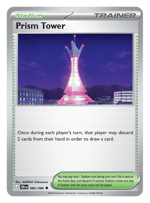 Image for Prism Tower (080/086) [Mega Evolution: Chaos Rising] - Pokemon