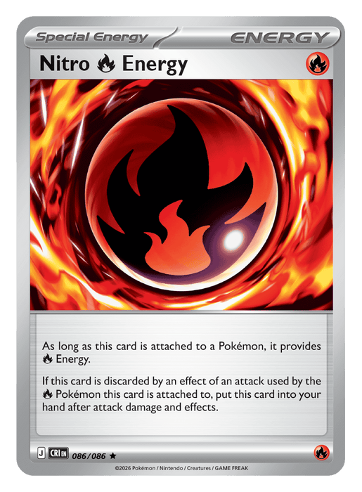 Image for Nitro Fire Energy (086/086) [Mega Evolution: Chaos Rising] - Pokemon